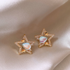 Elegantes Aretes Estrella en Diamantes